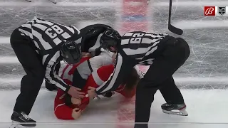 NHL Fight - Red Wings @ Kings - Larkin vs Danault - 08/01/2022