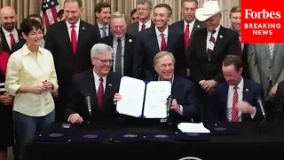 Texas Gov. Greg Abbott Signs Constitutional Carry And Other Second Amendment Bills Into Law