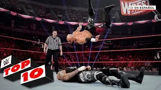 Top 10 Mejores Momentos de Raw En Español: WWE Top 10, Feb 24, 2020