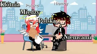 Kłótnia między Polską i Niemcami 💥 | Countryhumans meme | Gacha Club |