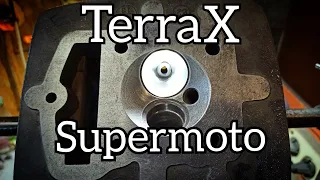 Geon TerraX Supermoto. Портинг. головка с большим клапаном + тюнинг распредвал