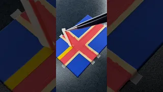 Dibujo la bandera de ÅLAND 🇦🇽¿siguiente? / next?