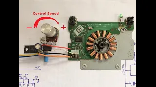 How to make brushless motor run and control speed ? BLDC motor controller