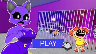 NEW GAME CATNAP GIRL BARRY'S PRISON RUN! Obby Update #roblox #obby