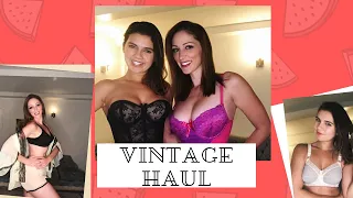 VINTAGE LINGERIE HAUL WITH CARLOTTA CHAMPAGNE