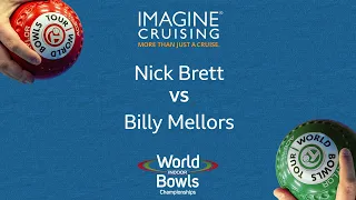 World Indoor Bowls Championship 2024 Nick Brett vs Billy Mellors - Day 14 Match 3