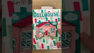 Dollhouse lyric book #melaniemartinez #dollhouse #viral #art #lyricbook #fyp #drawing