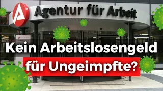 Wegen Impfpflicht gekündigt = kein Arbeitslosengeld - wirklich?