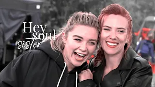 Hey soul sister |•Scarlett Johansson and Florence Pugh•|