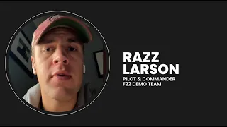 E296 Razz Larson F22 Raptor Pilot