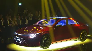 Roger Federer helps launch Mercedes concept car in Munich