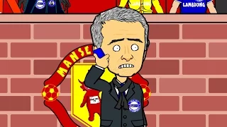 👹Manchester United vs Chelsea 1-1🚍 2014 (football cartoon, goals, highlights, red card)