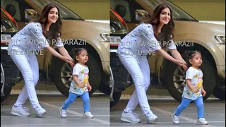 Virat Kohli daughter's Vamika First Walking In Swag With Mommy Anushka Sharma