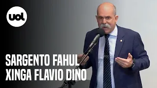 Deputado xinga Flávio Dino em audiência na Câmara: ‘Vem buscar minha arma, seu merda’