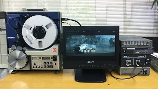 █ ソニー 製放送用 BVH-500A ポータブル1inch SMPTE Type-C VTR █