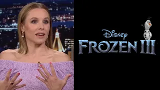 Frozen 3 is officially announced by Kristen Bell with 'zero authority' but it could actually happen!