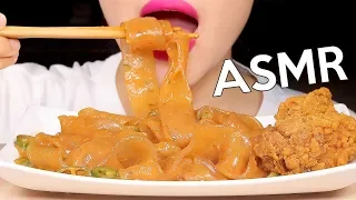 ASMR Carbo Fire GLASS NOODLES 까르보불닭 중국당면 먹방 Feat. Fried Chicken 치킨