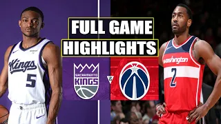 Washington Wizards vs Sacramento Kings FULL GAME HIGHLIGHTS | March 21 | 2024 NBA Season