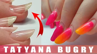 THREE Corrections in ONE Video | Transformation On Nails Growing Up | Nail Corrections w/ Polygel