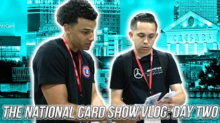 SETTING UP AT THE BIGGEST CARD SHOW IN THE WORLD 🤯 DAY TWO NATIONAL VLOG