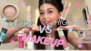 EXPENSIVE MAKEUP VS. THEIR DUPES ‼️