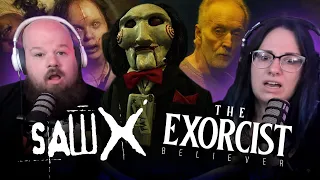 "New" Horror! | SAW X and THE EXORCIST: BELIEVER (TRAILER REACTIONS)