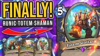 THIS IS THE REAL DEAL - Mega Totem Shaman - Scholomance Academy - Hearthstone