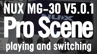 NUX MG30 V5.0.1 ProScene Switching