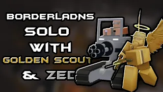 Epic Zed and Golden Scout Setup On Borderlands | Roblox Tower battles