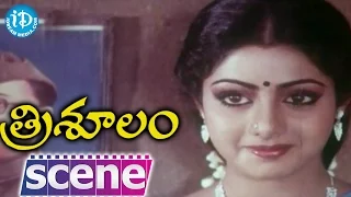 Trishulam Movie Scenes - Sridevi Introduction || Krishnam Raju || Jayasudha || Raadhika