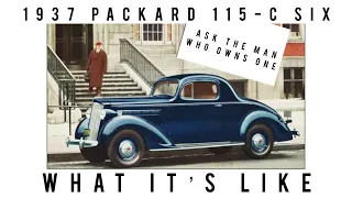 1937 packard 115-C six, the packard for the common man