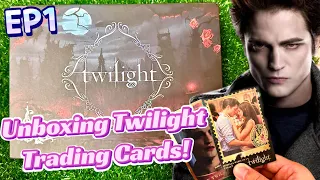 Unboxing Twilight Saga Official Trading Cards Ep.1 | Edward Cullen, Bella Swan, Robert Pattinson