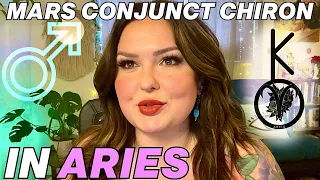 Mars Conjunct Chiron in Aries