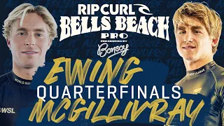 Ethan Ewing vs Matthew McGillivray | Rip Curl Pro Bells Beach - Quarterfinals Heat Replay