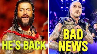 BREAKING: Roman Reigns Is Back...Returning To WWE...Bad News For Damian Priest...Wrestling News