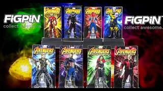 FiGPiN: Avengers Infinity War FiGPiN Set Ironman, Black Panther, Captain America, Gomora, Star Lord.