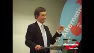 Bernd Luke (AFD) zitiert Angela Merkel in der Flüchtlingspolitik