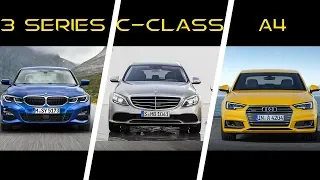 2019 BMW 3 Series vs 2019 Mercedes C-Class vs 2018 Audi A4