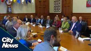 Doug Ford cabinet meeting - who walked, who talked