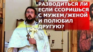 Разводиться ли, если ссоришься с мужем (женой) и полюбил другую? Священник Игорь Сильченков