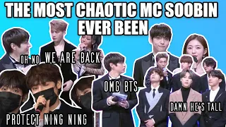 the speical reunion ep of chaotic MC Soobin (feat. Arin, TXT, BTS, Jackson, Jessi, NCT, Stray Kids)