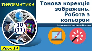 Урок №14. Тонова корекція зображень. Робота з кольором. | Графічний дизайн 10 (11) клас