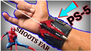 How to make PS5 web shooter | how to make Spiderman miles Morales web shooter | Functional web