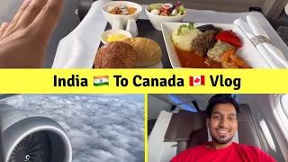 INDIA 🇮🇳 To CANADA 🇨🇦 with Student Visa | Detailed Journey Vlog