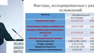 Хирургическая тактика и прогноз у больных с синхронными метастазами колоректального рака в печени