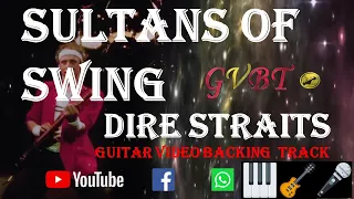 Sultans of Swing - Dire Straits Guitar Backing Track Playback Instrumental karaoke w tabs and lyrics