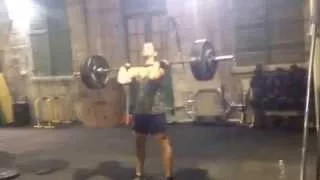 100kg power clean + push press