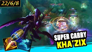 RANK 1 KHAZIX CN - QIUYI KHA'ZIX JUNGLE VS NIDALEE | CN MASTER