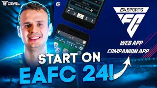 HOW TO START EA FC 24 ON WEB APP | EAFC 24 ULTIMATE TEAM