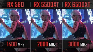 RX 580 vs RX 5500XT vs RX 6500XT | 1080P, 1440P & 4K Benchmarks